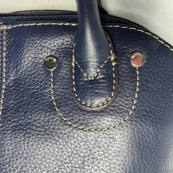 Tignanello Blue Leather Small Handbag - Picture 9 of 15